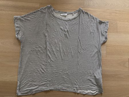 Shirt gestreift schwarz Marco O‘Polo Denim XXL