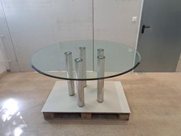 Zanotta Glastisch Designertisch Esstisch Tisch