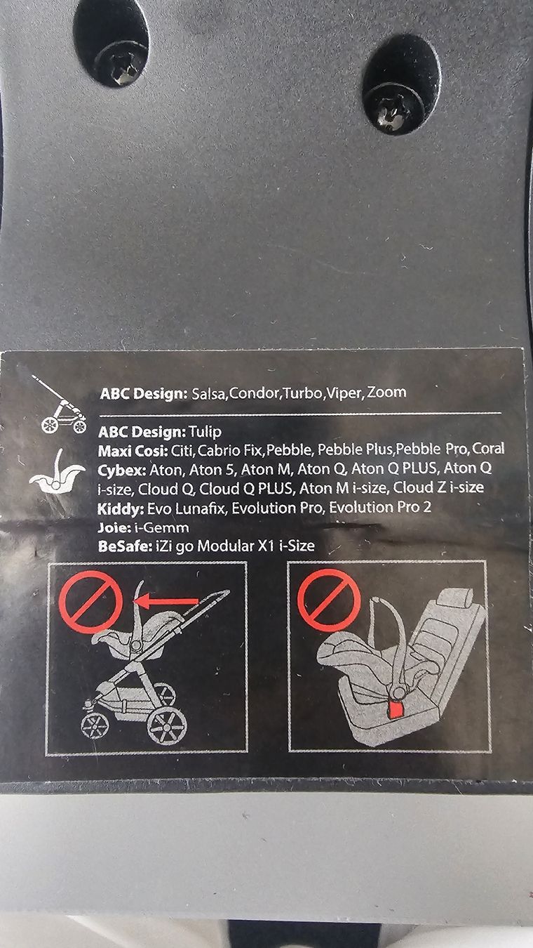 ABC Design Kinderwagen: Kinderwagen Adapter ABC-Design – Gebraucht aus Mellingen von RW5400 1