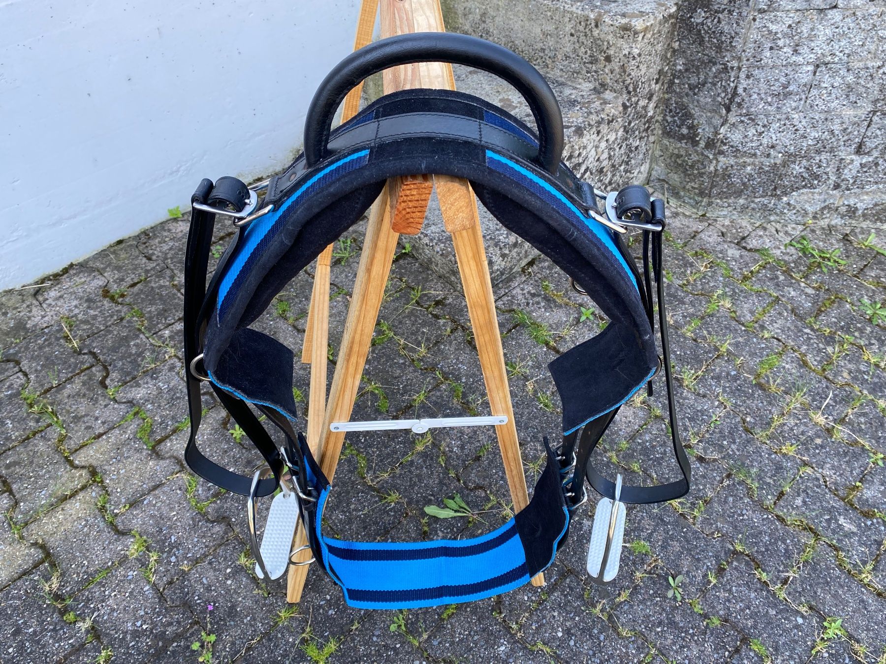 Briglie & Cavezze: schöner Voltigiergurt mit Haltegriff – Usato da Feldbach venduto da Fea1 5