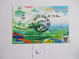 Voll Letzttagsstempel der Poststelle 1264 St-Cergue