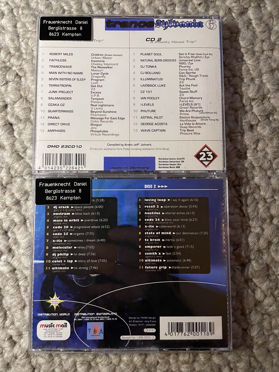 CD: Trancesylvania 6 + Hardtrancer Vol.1 – Nuovo (secondo la descrizione) da Reinach AG venduto da trigger7811 2