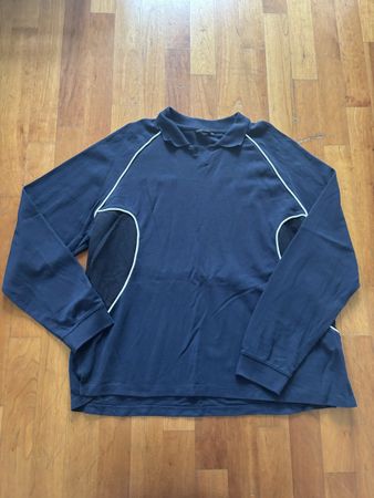 Zara Herren Poloshirt, Langarm, Grösse S, Baggy