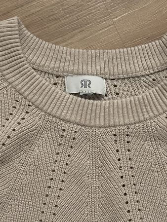 Damen Pullover RR beigefarben Rundhals