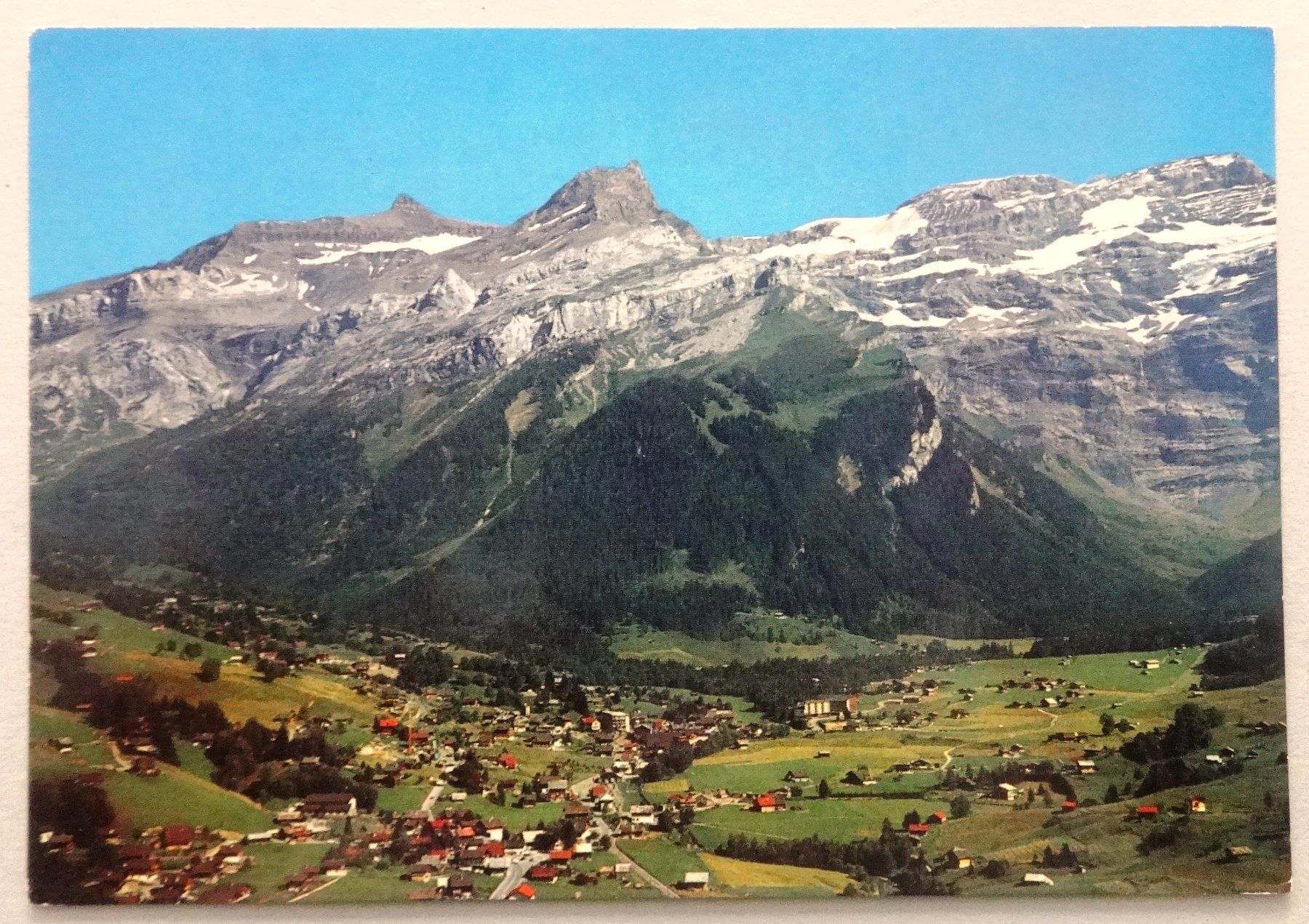 Cartoline postali: Les Diablerets, vue générale – Usato da Fétigny venduto da Billy2miny