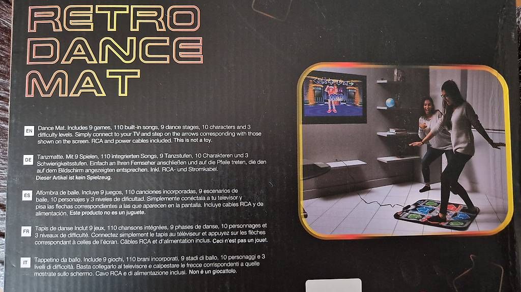Giochi: Retro Dance Mat für TV – Usato da Seewen SO venduto da Perle8 4