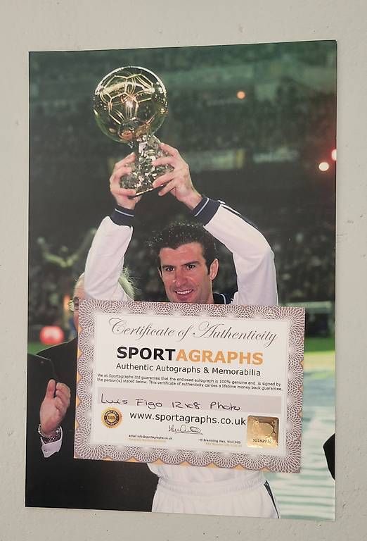 Autographes: Autogramm Luis Figo – D'occasion à Zürich par mag_y68h