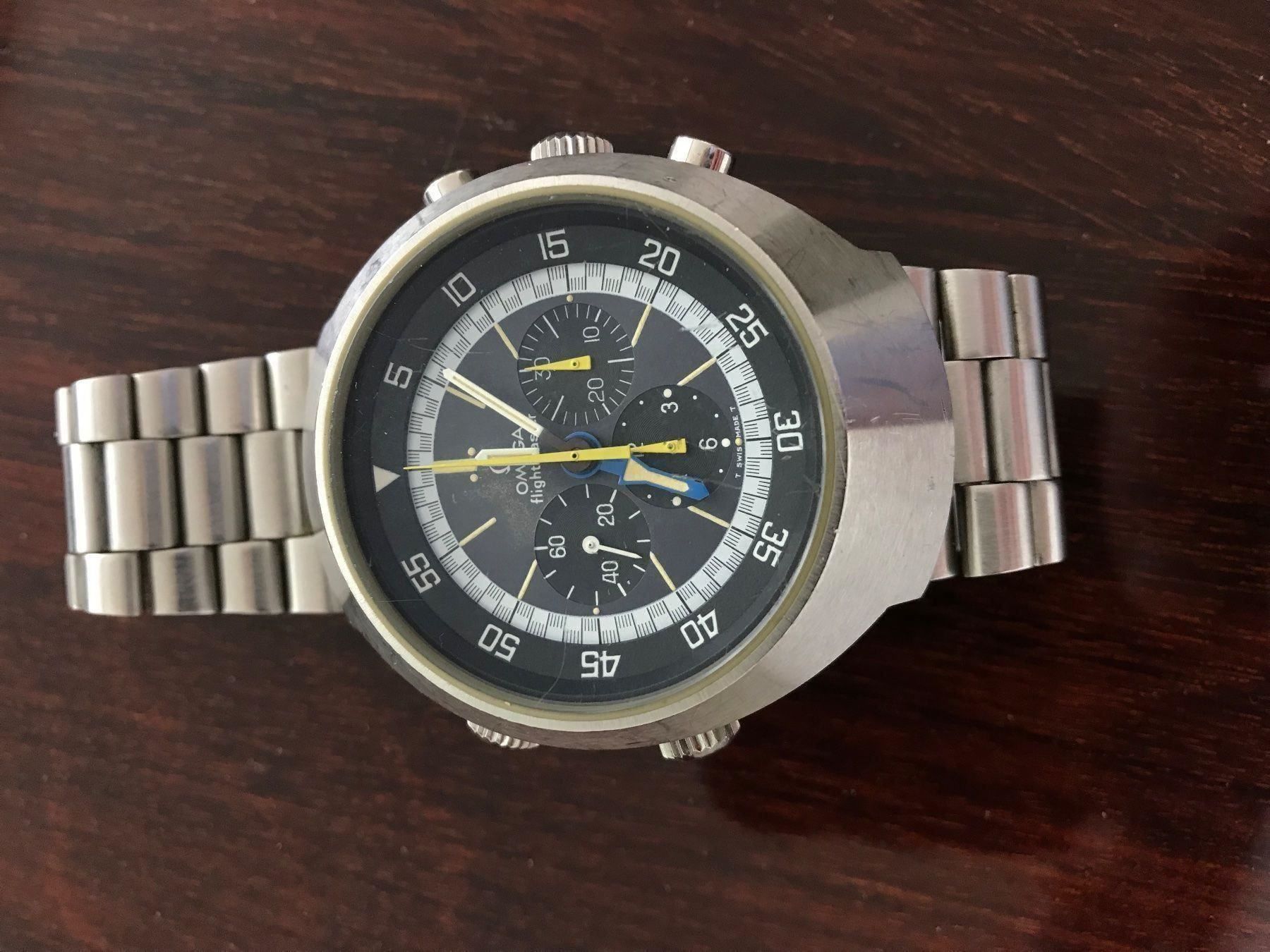 Omega Orologi: Omega Flightmaster Chronograph 145.036/145.013 – Usato da Morges venduto da Audemars07 1