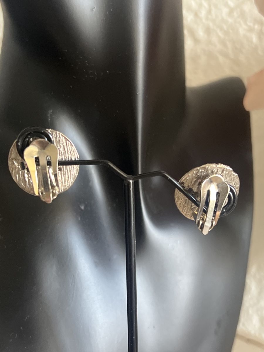Orecchini pendenti & Orecchini a lobo: Vintage Ohrclips, rosa Stein – Usato da Seon venduto da Sunny-Schmuck78 2