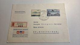 1947 Sonderflug Swissair  Genf - New York