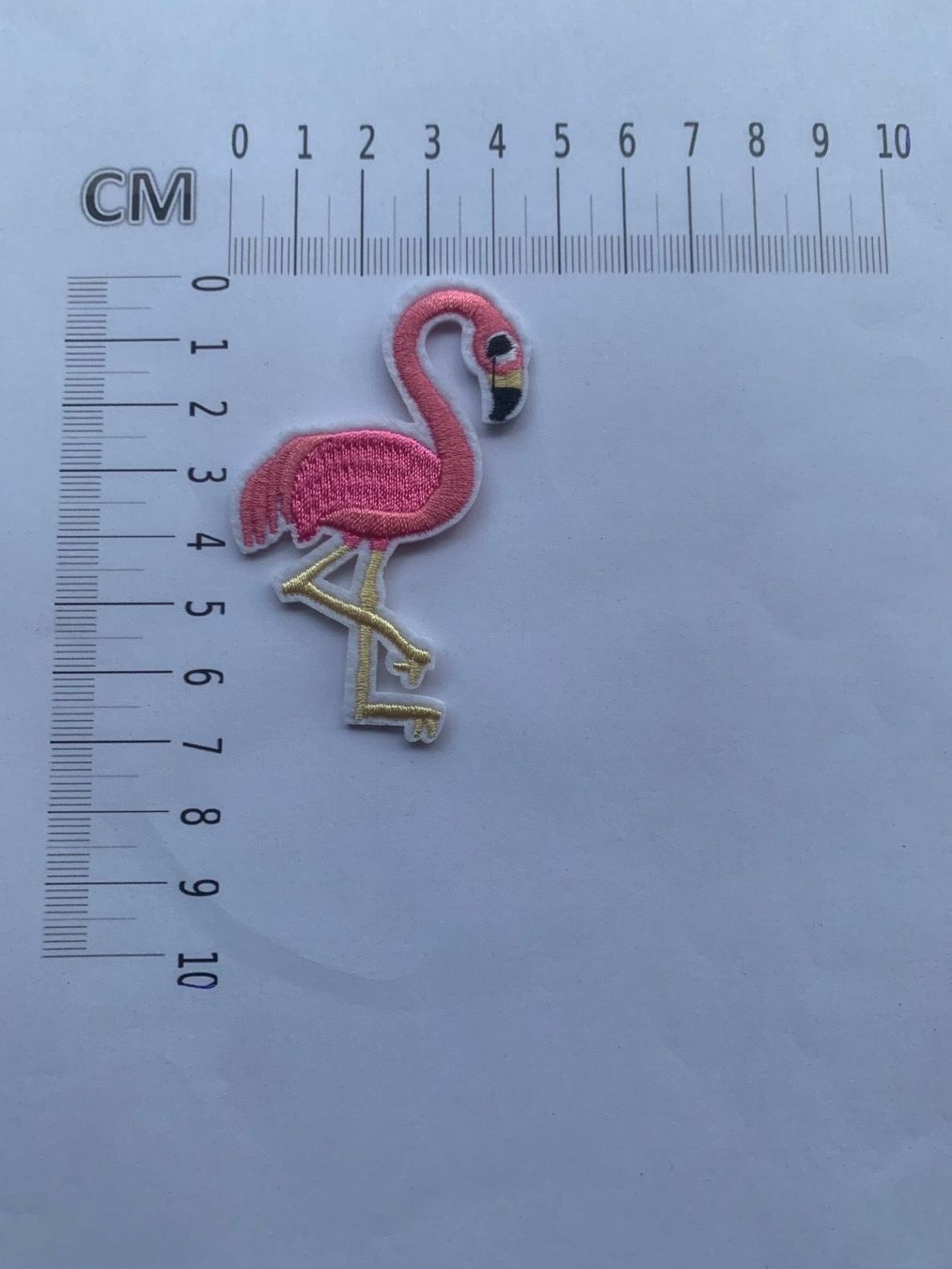 Toppe: Flamingo Patch Badge, Bügelbild – Nuovo e nell'imballaggio originale da Ostermundigen venduto da Mcone 1