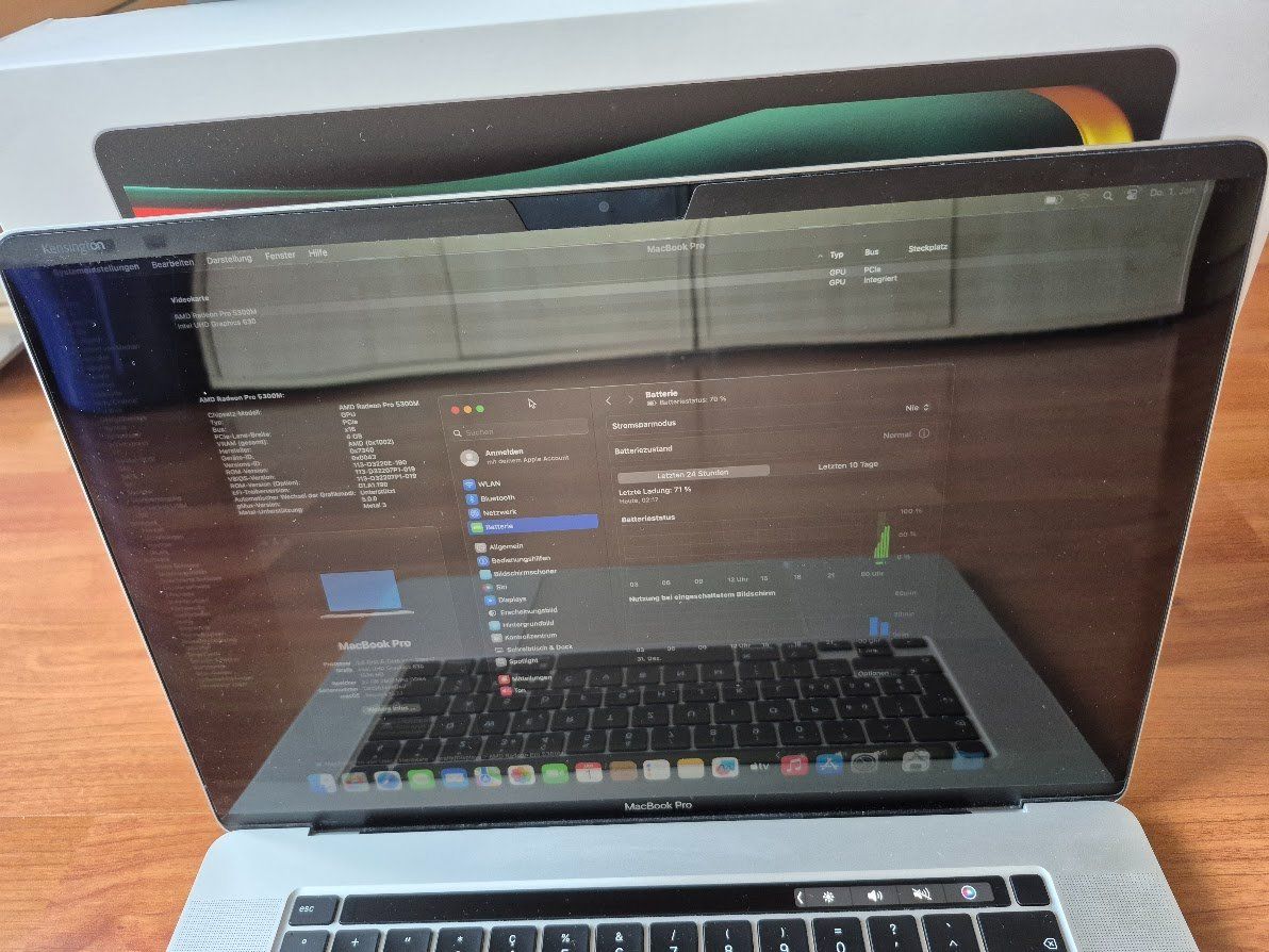 Apple Notebooks: MacBook Pro 16" 2019, 32GB RAM, 512GB SSD, Privacy Filter – Gebraucht aus Goldswil von 3377 2