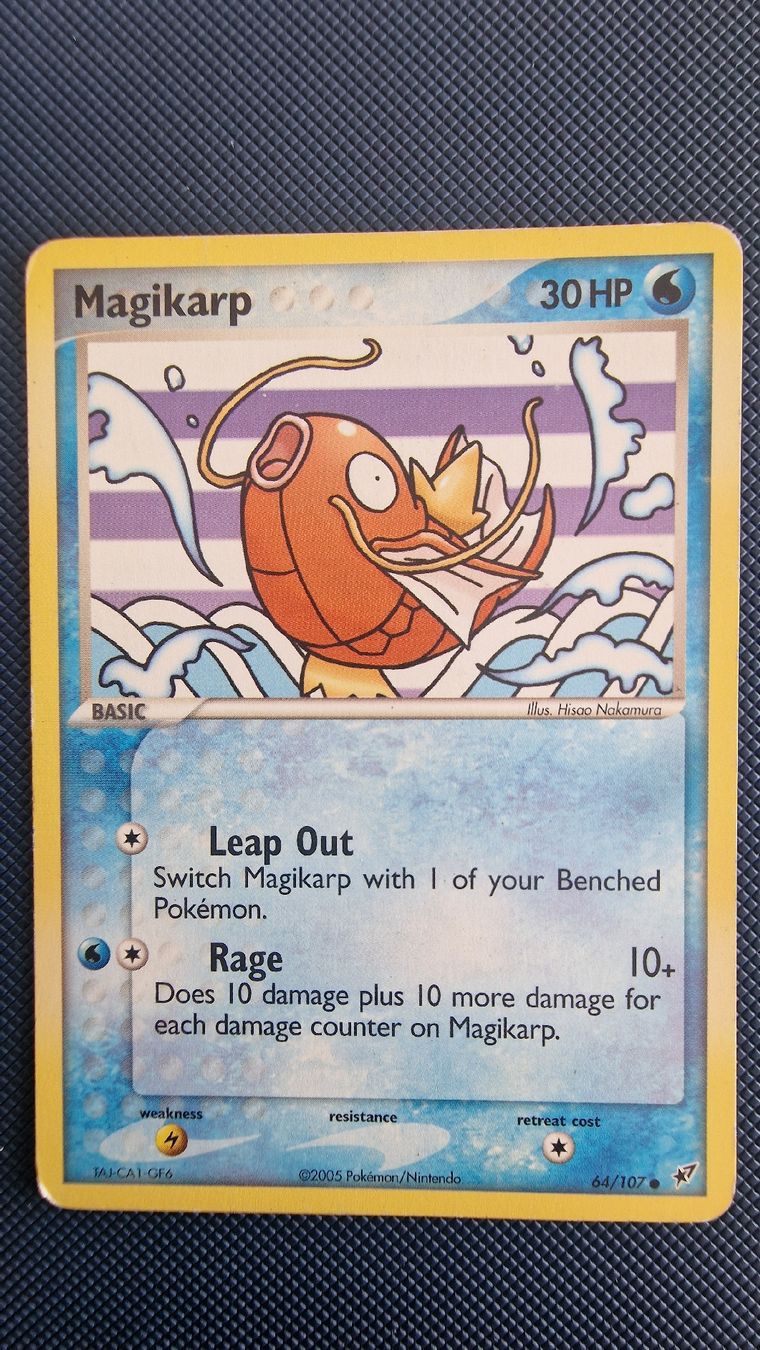 Pokémon Sammelbilder & Trading cards: Magikarp #64 – Pokémon Deoxys – Gebraucht aus Veytaux von PocketMonster