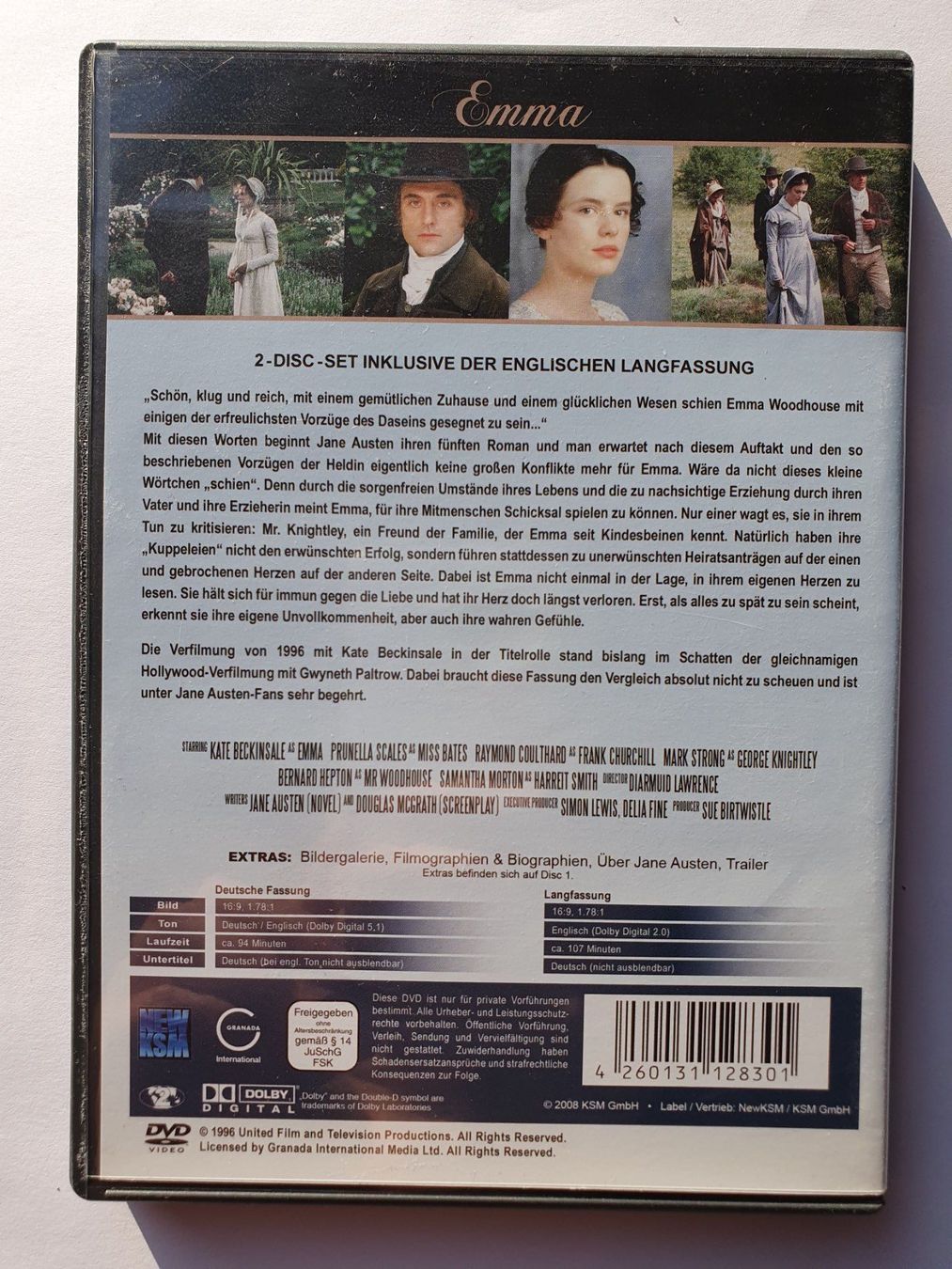 Tutti i DVDs: DVD Emma - Jane Austin (2 Disc Set) – Usato da St. Margarethen TG venduto da Schachmatt 1