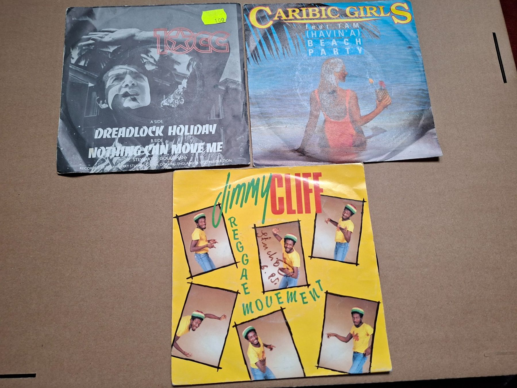 Dischi in vinile: 7" Singles-Sammlung Auflösung: 3x Reggae – Usato da Burg AG venduto da ..machine_rec..