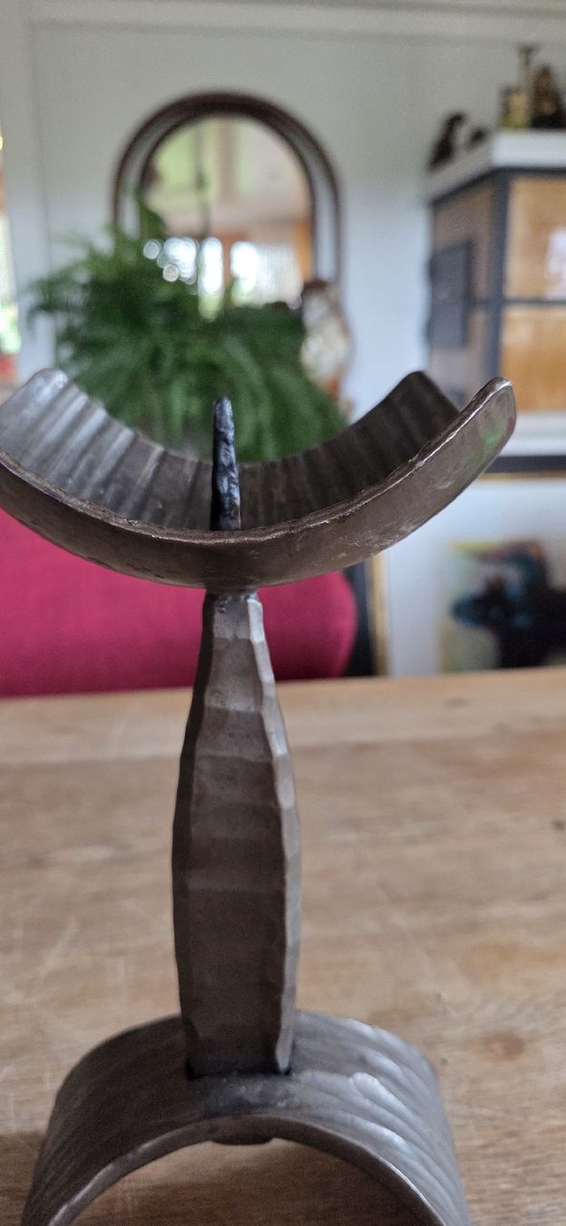 Bougeoirs: Handgeschmiedeter Kerzenständer aus Eisen – D'occasion à Rehetobel par hobirot01 4
