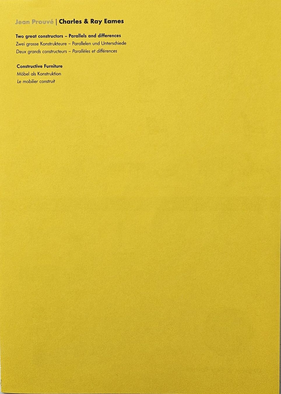 Libri: Vitra Jean Prouvé / Charles & Ray Eames – Usato da Seengen venduto da Weitergeber 1