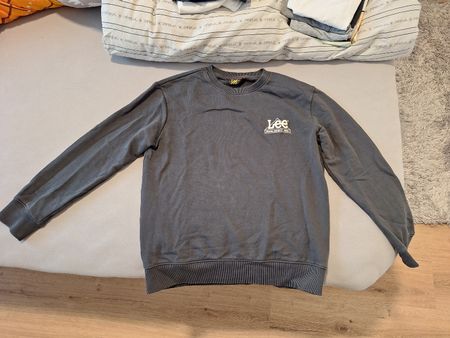 Lee Pullover Regular Fit dunkelgrau Grösse S