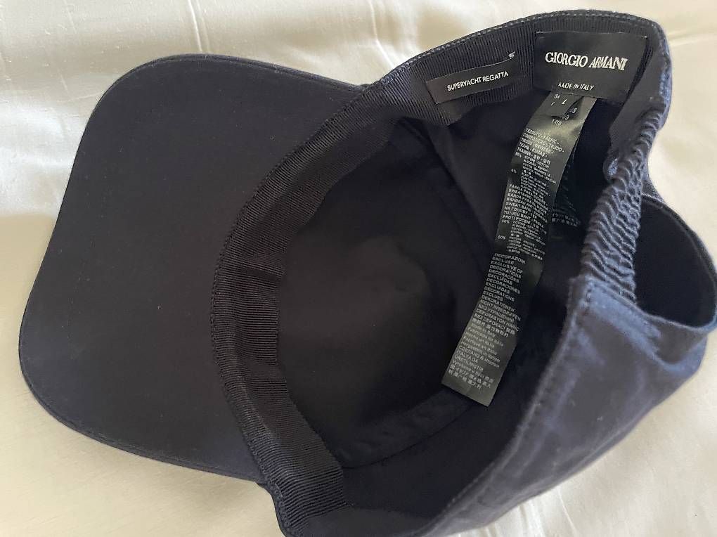 Copricapi, berretti & cappellini: Giorgio Armani VELA Sailing Cap / Baseball Cap L – Usato da Ponte Tresa venduto da coc_nnf5 2