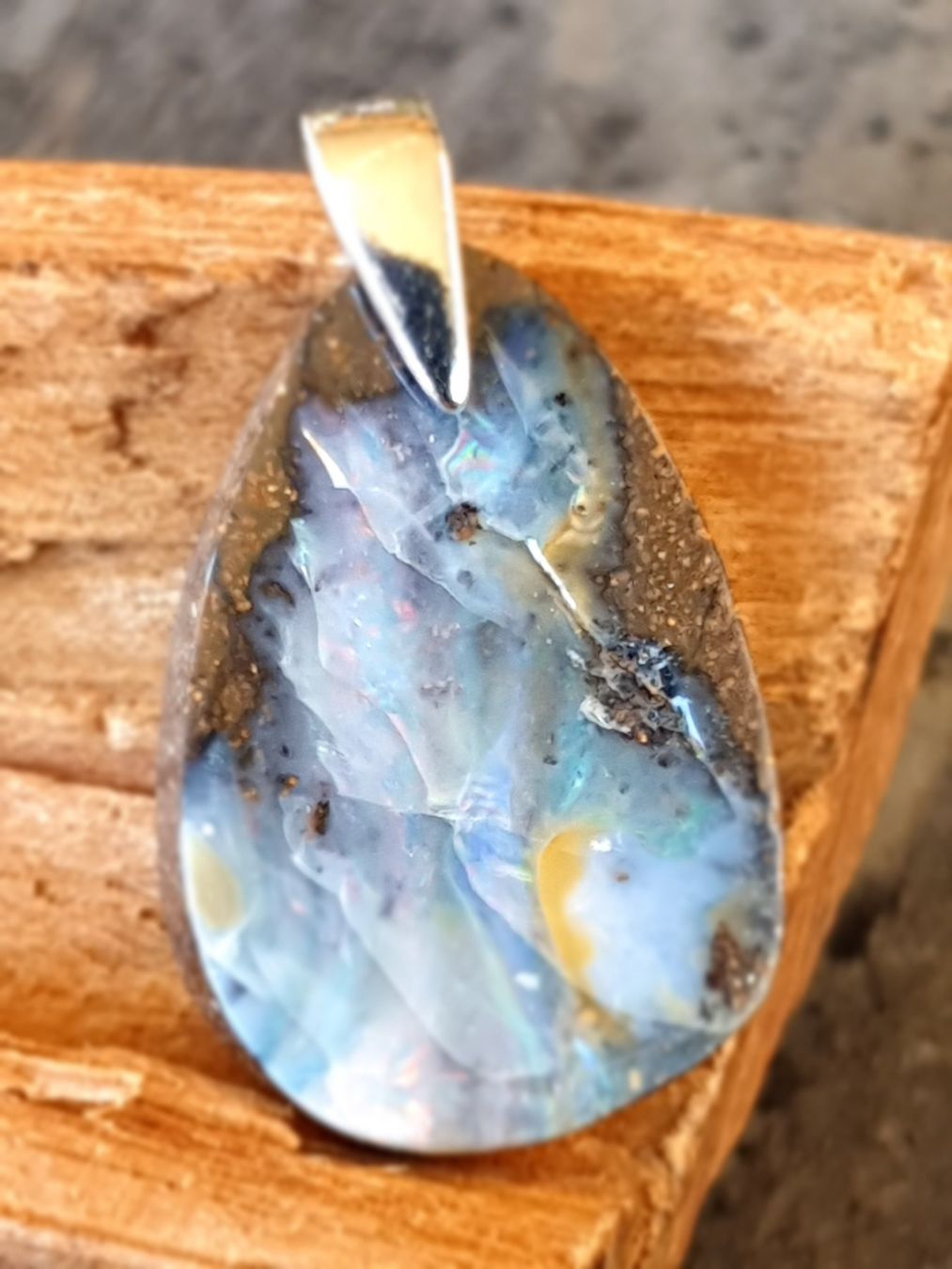 Ciondoli: Anhänger Boulder Opal. – Nuovo (secondo la descrizione) da Niederbüren venduto da Raphael014 4