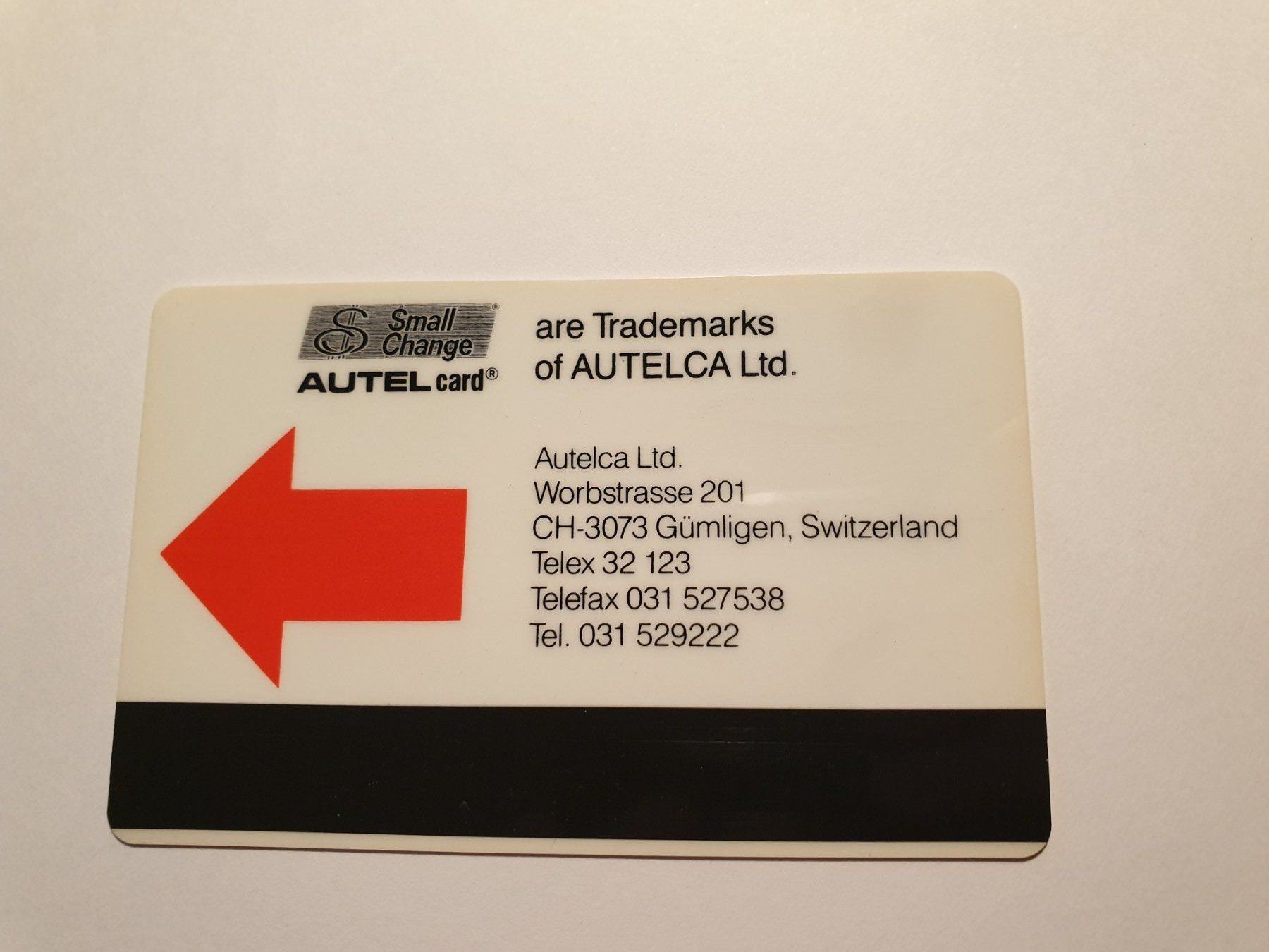 Schede telefoniche: Autelcard Small Change – Usato da Rain venduto da chesz 1