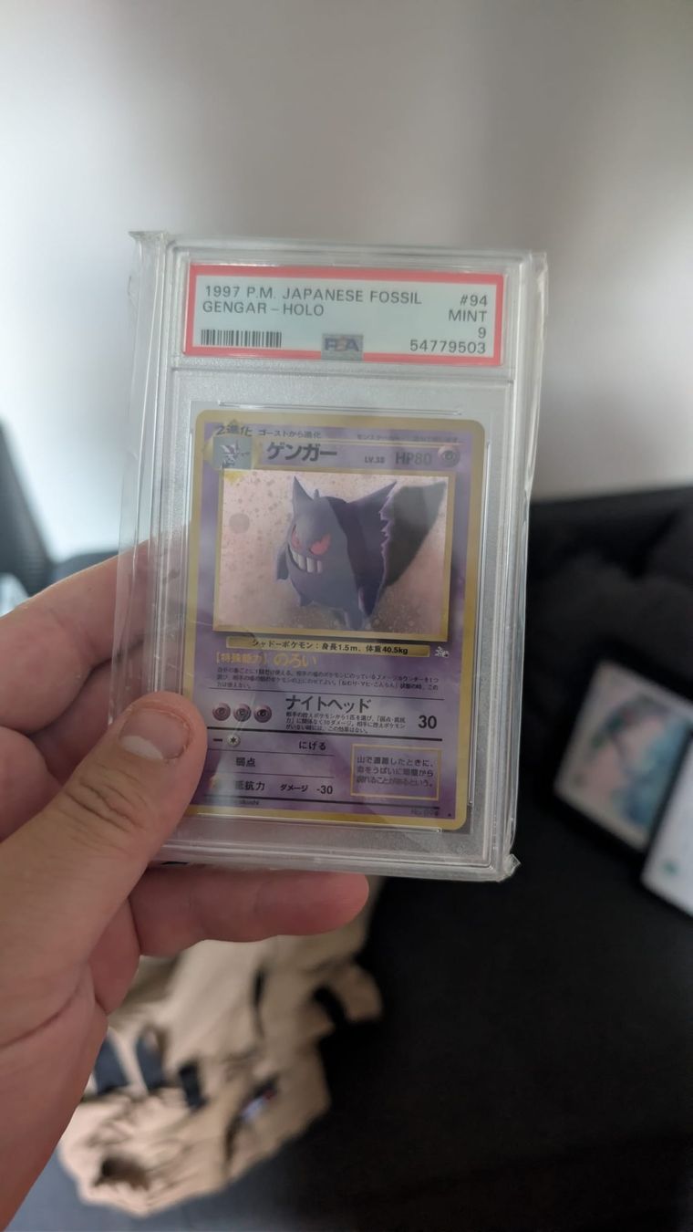 Pokémon Carte collezionabili: Gengar Fossil PSA 9  – Usato da Murten venduto da car_q8n5