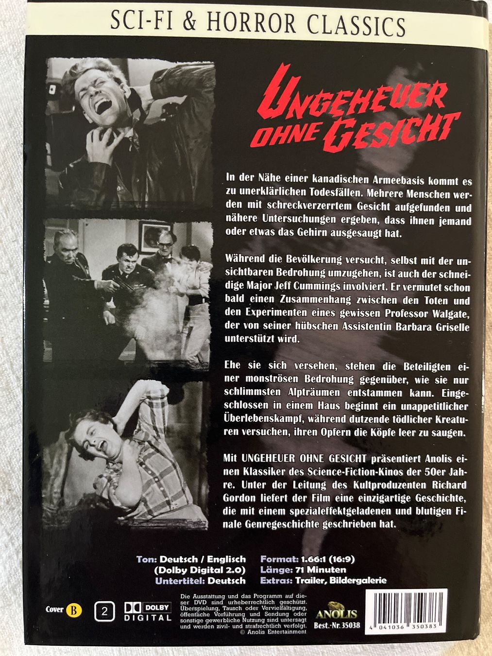 Tous les DVDs: Ungeheuer ohne Gesicht – D'occasion à Basel par patku79 1