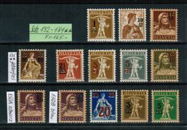 Satz 132-181 ** postfrisch