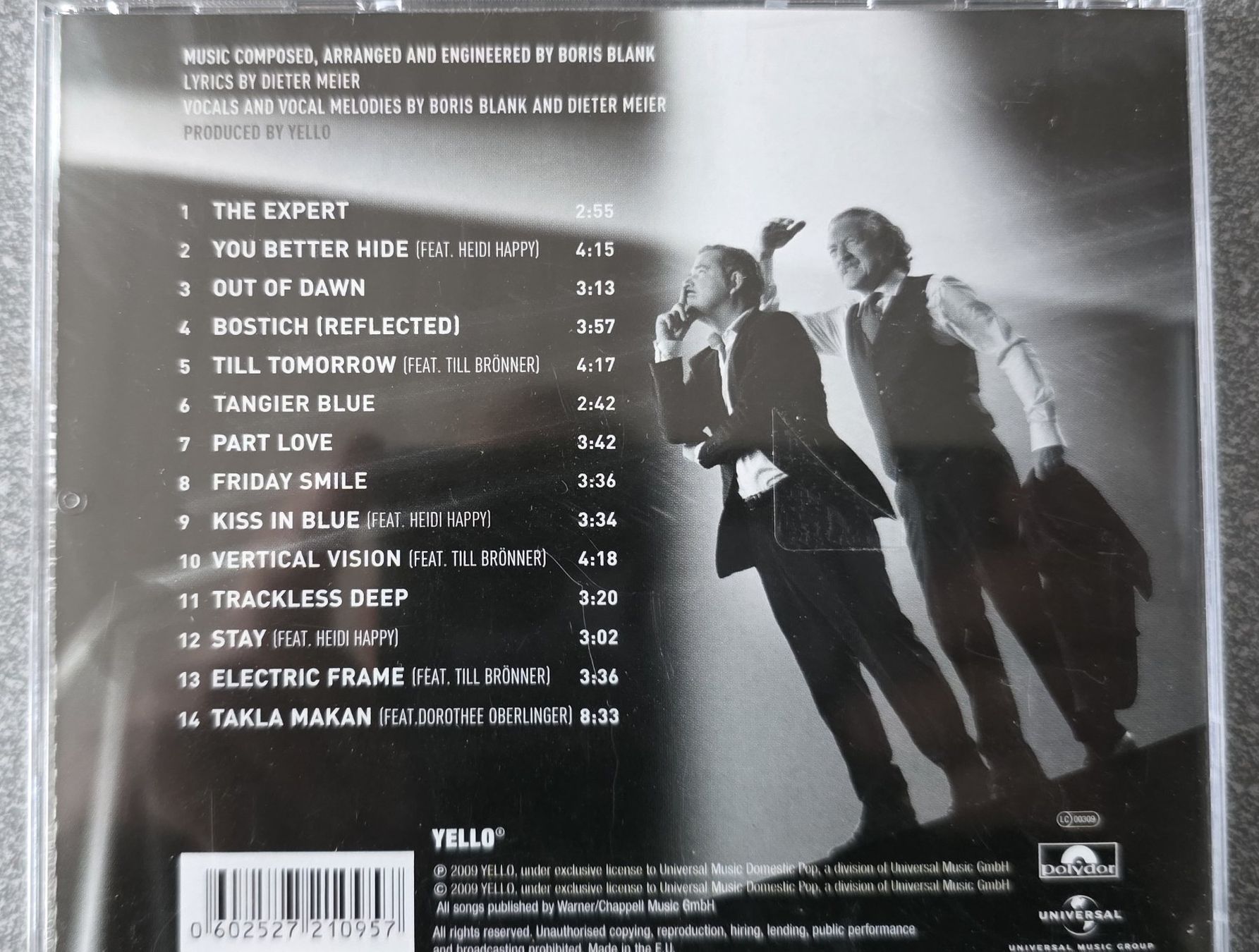 CDs: Music CD - Yello - Touch – Gebraucht aus Oetwil am See von fineli2 1