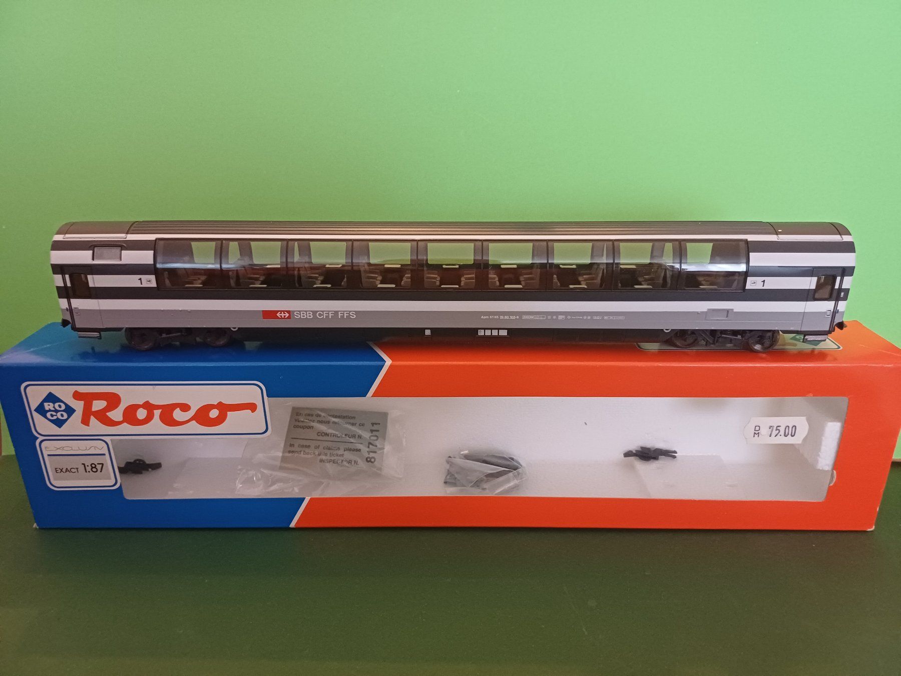 Roco Modellini di ferrovie: Roco Panoramawagen der SBB – Usato da Bassersdorf venduto da darki77