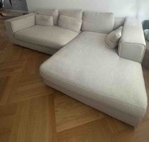 Beiges Angolar Ecksofa, guter Zustand