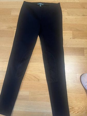Lauren Leggins mit Lederapplikation XS