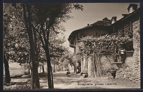 Cartoline postali: AK Locarno, Rivapiana – Usato da Berlin venduto da bartko-reher