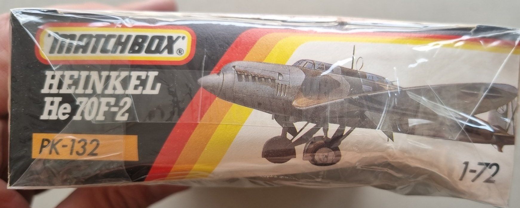 Matchbox Modellbausätze & Standmodelle: 1/72 Matchbox He 70F-2 (PK-132) – Gebraucht aus Grand-Lancy von LFW 4