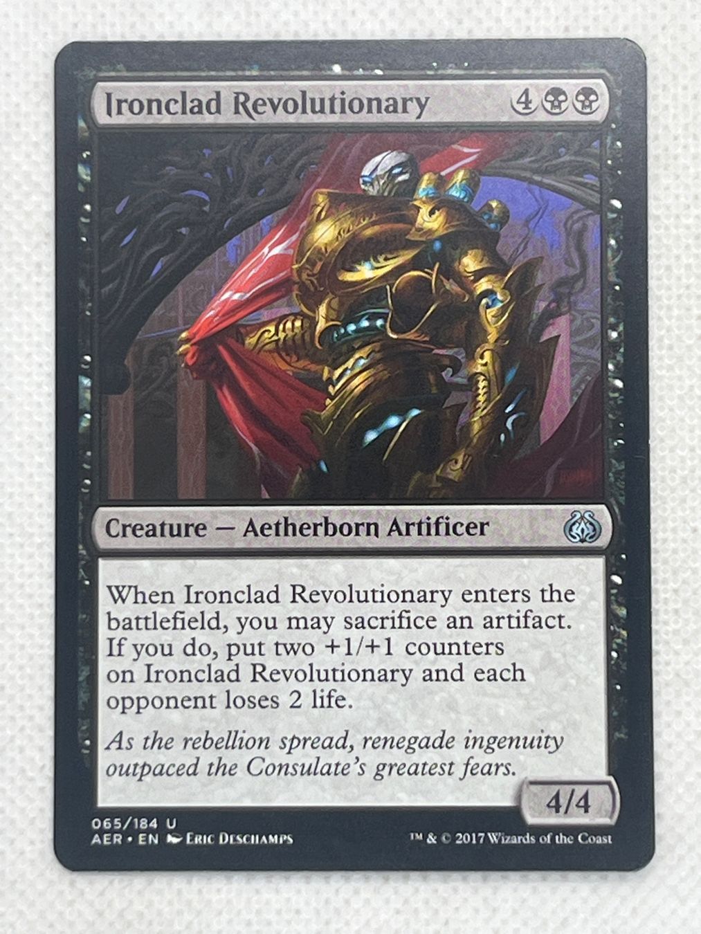 Magic The Gathering Carte collezionabili: Magic the Gathering: Ironclad Revolutionary – Usato da Hinterkappelen venduto da Kim1992