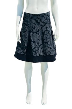 MaxMara Wool Blend Jacquard Skirt, Gr. 46 (IT)