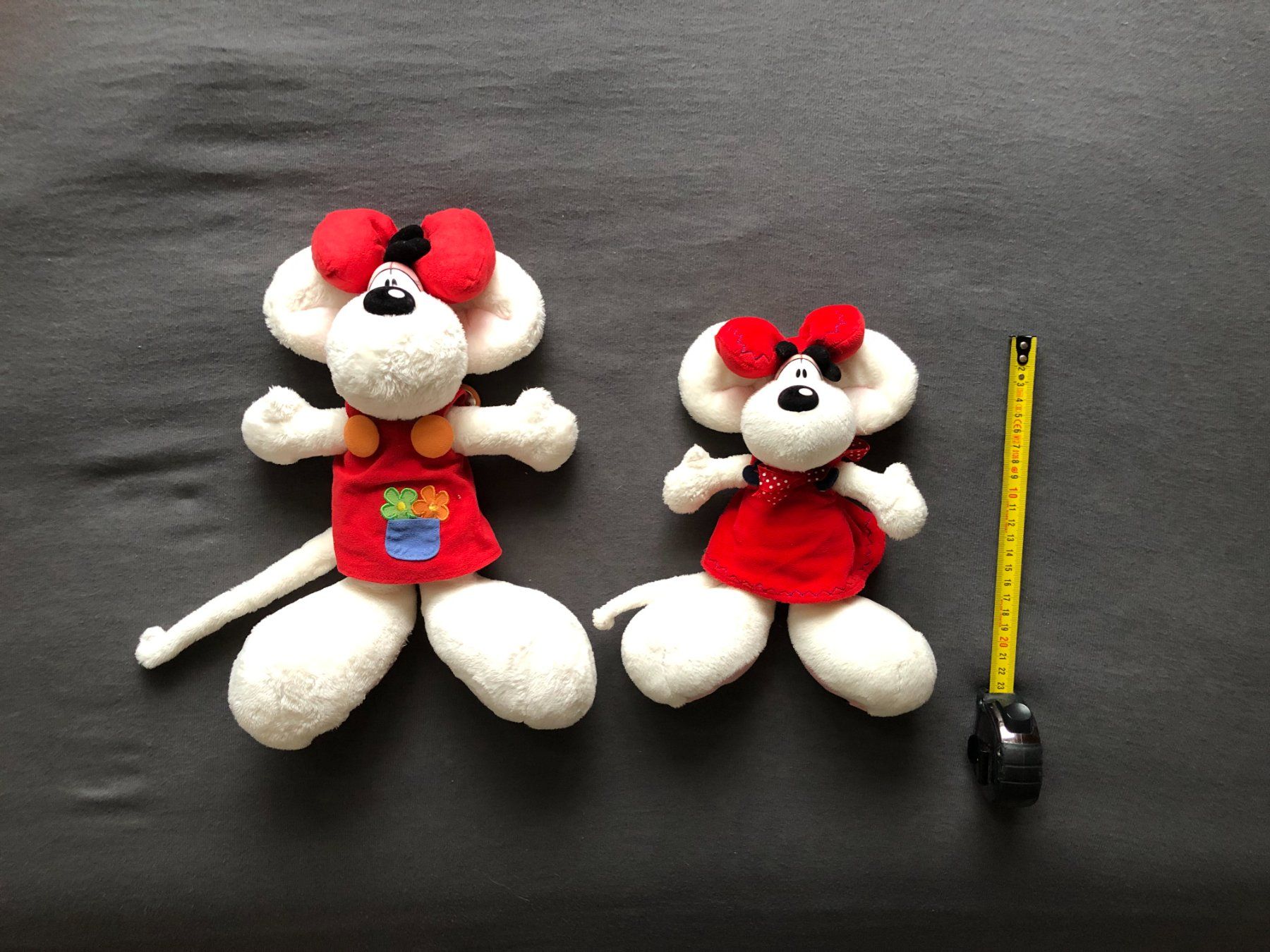Spielzeuge: 2x Diddl Plüsch 20cm + 30cm – Gebraucht aus Schmitten FR von AlienwareXtreme 1