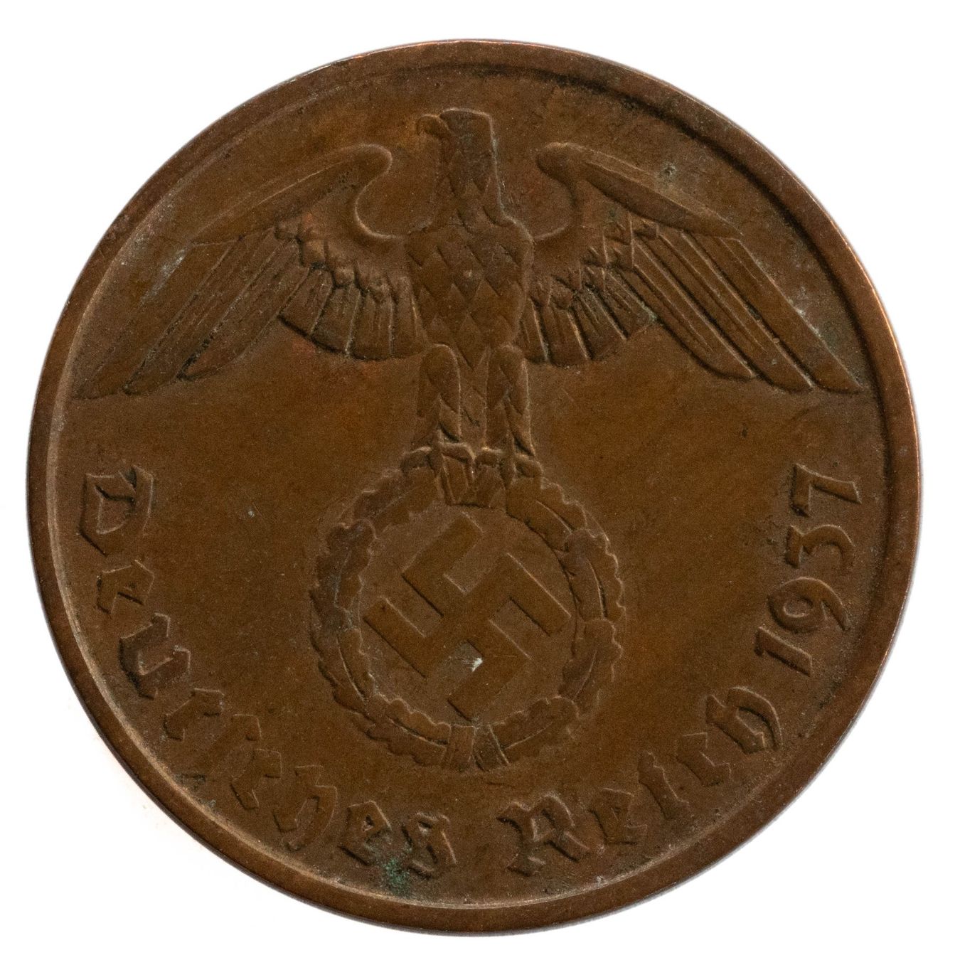 Tutti le monete: Deutschland - 2 Reichspfennig - 1937 - A – Usato da Rotkreuz venduto da num_6343 1