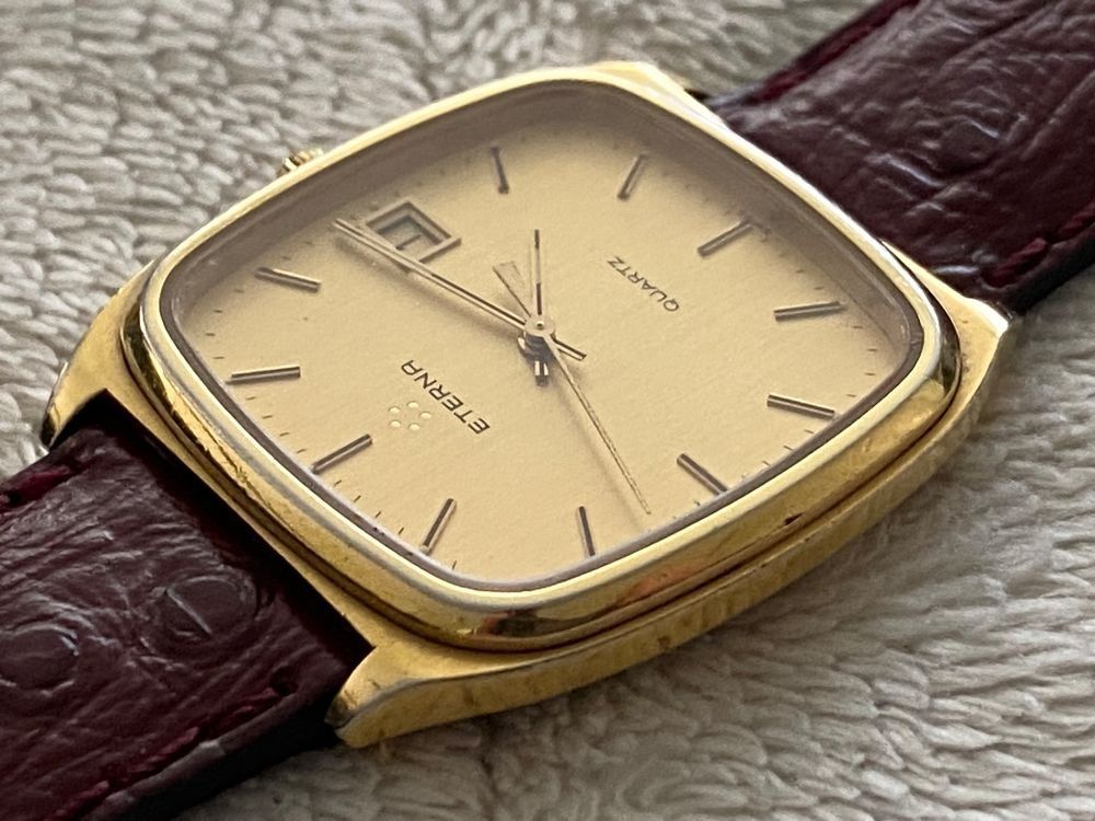 Eterna Orologi: Eterna Quartz Vintage, parfait état, plaqué or – Usato da Neuchâtel venduto da rit_r97j 1