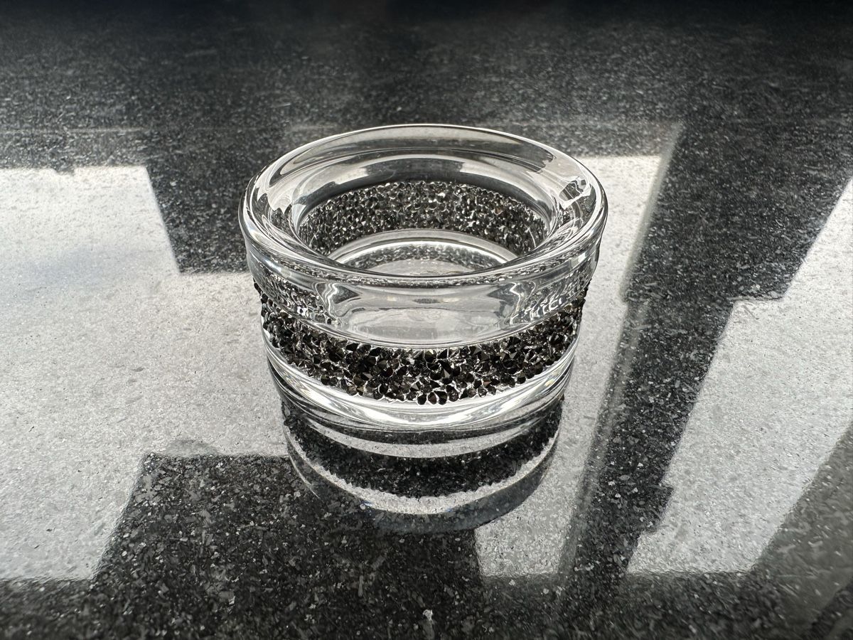 Swarovski Portacandele: Swarovski Teelichthalter – Nuovo e nell'imballaggio originale da Bern venduto da Shininglove