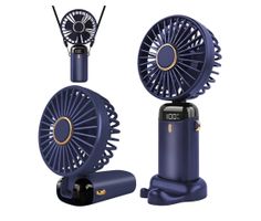 Tragbarer Mini Ventilator mit LED Anzeige neu