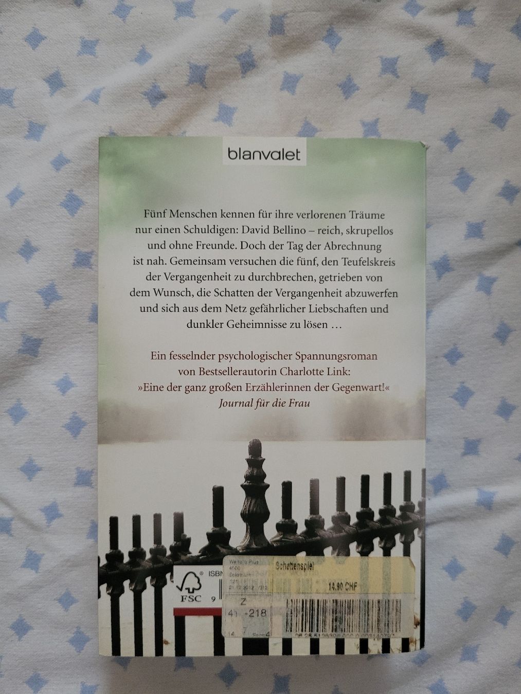Bücher: Charlotte Link - Schattenspiel - Roman – Gebraucht aus Perlen von Safari_23 1
