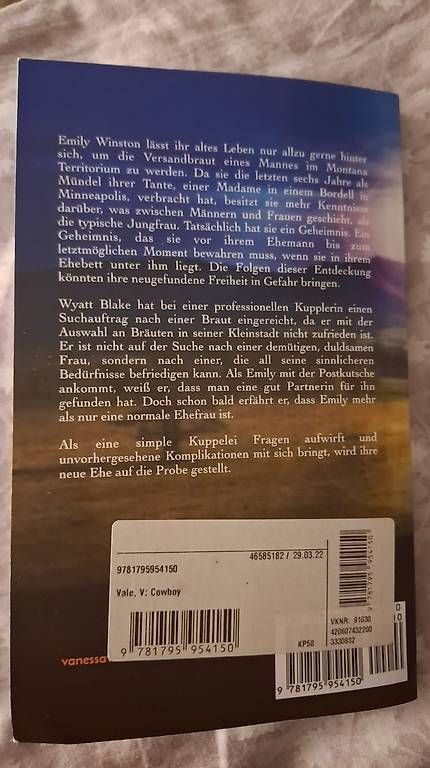 Libri: Roman - Der Cowboy - Vanessa Vale – Usato da Aefligen venduto da helinae90 1