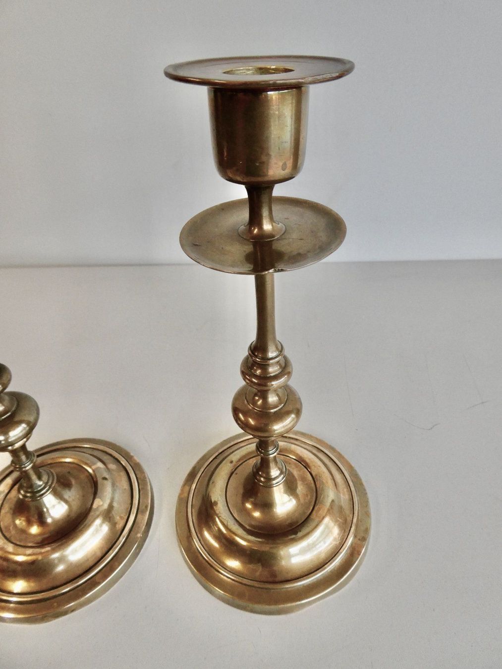 Portacandele: 2 Originale Biedermeier Kerzenständer – Usato da Lüchingen venduto da Eeizo 3