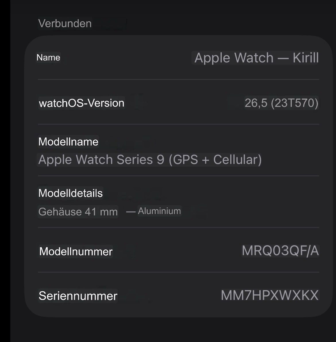 Apple Smartwatch: Apple Watch series 9 GPS + Cellular 41mm – D'occasion à Frick par ToWay 1