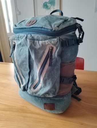 Lässiger Jeans-Rucksack Nixon zwei gepolsterte Fächer 26.5 l