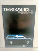 Brochure Catalogue Nissan Terrano 4x4 1988 (Suisse)