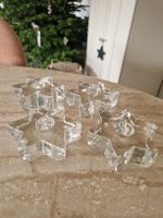 Stern Kerzenhalter aus Glas, 4 Stk, Winterdeko ✨ Weihnachten