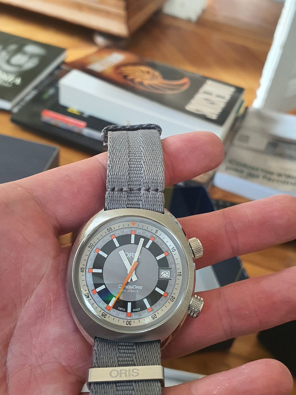 Swiss Orologi: Montre Oris Chronoris Date automatique – Nuovo (secondo la descrizione) da Lausanne venduto da Rafzez 1