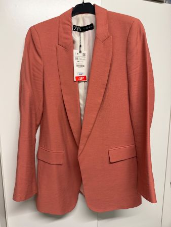 Blazer Zara Koralle Grösse XS mit Etikett Sommer